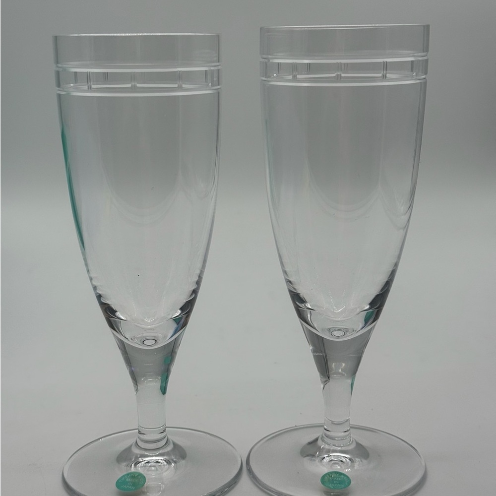 Tiffany & Co Crystal Champagne Flutes